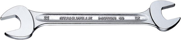 STAHLWILLE Doppelmaulschlüssel MOTOR Nr.10a Schlüsselweite 1/4 x 5/16 " Länge 140 mm, 40431620