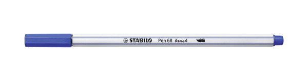 STABILO Premium-Filzstift Pinselspitze Pen 68 brush - Einzelstift - ultramarinblau, 568/32