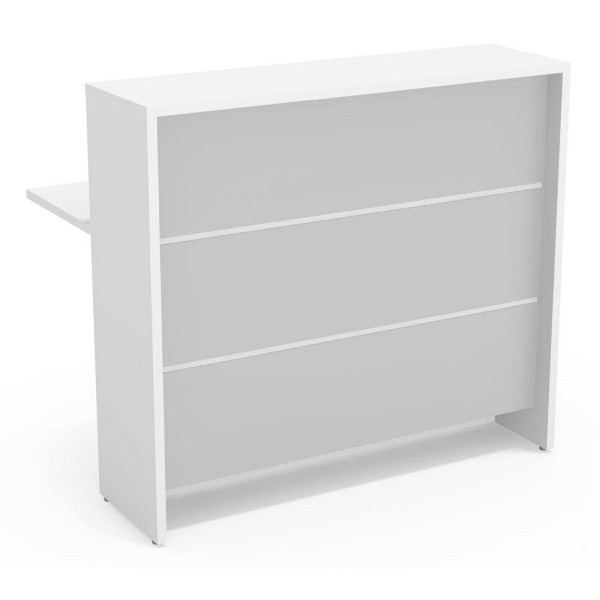 Deskin Thekenelement ELINUS, Dekor lichtgrau, B 1200 x T 780 x H 1085 mm, 257933