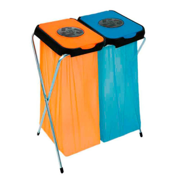 STEIN HGS Abfallsackhalter EKOthinks, blau, orange, 83626.0002