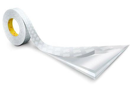 3M Doppelseitiges Klebeband mit Papiervlies-Träger 9448A, weiß, 50 m x 1200 mm, 7000038379