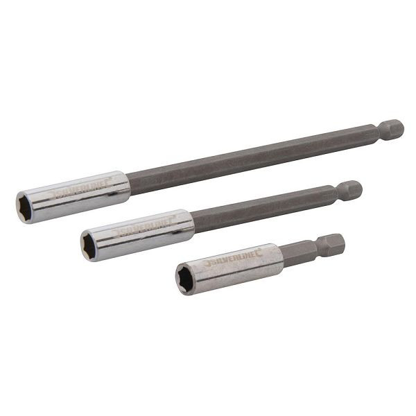 Silverline Magnetische Schraubendrehereinsätze, 3-tlg. Satz, 60, 100, 150 mm, 724109