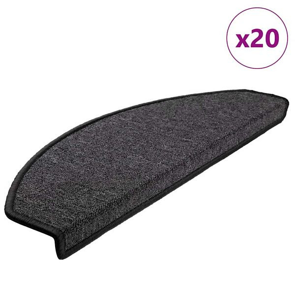 vidaXL Stufenmatten 20 Stk. Anthrazit 65x24x4 cm, 3365789