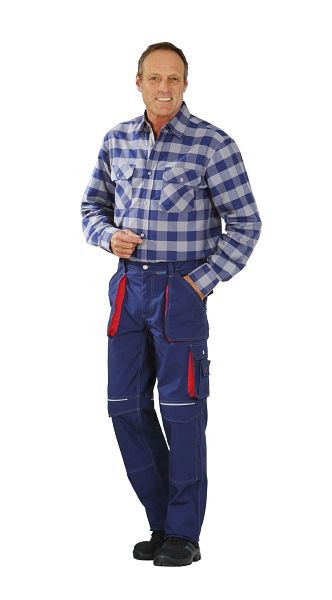 Planam Basalt Bundhose, marine/rot, Größe 64, 2822064