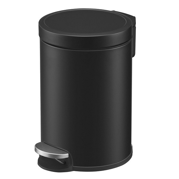 SONGMICS Mülleimer, Schwarz, 17,3x22,4x25,4 cm, LTB013BZ01