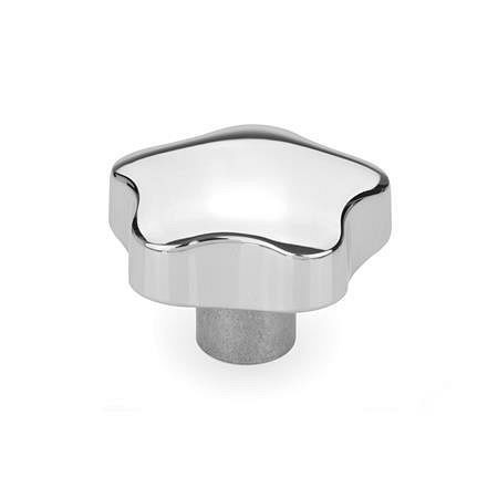 Ganter Sterngriffe, Aluminium (GN 5336-60-B12-C-MT), VE: 10 Stück, 5336-60-B12-C-MT