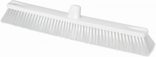 Nölle HACCP Großflächenbesen weiß 60 cm Borste 0,50 mm, harte Borsten, VE: 4 Stück, 18236051
