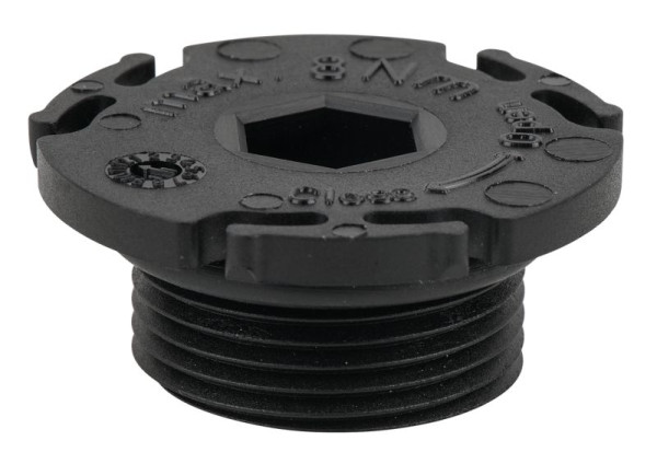 KS Tools Ölablassschraube, Innen6kant 10mm, M24x1,5x12mm, 1er-Pack, 430.0231