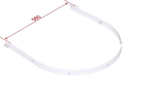 HYMER Rückenschutzring für Ausstieg schmal, Breite 560 mm, 0054051