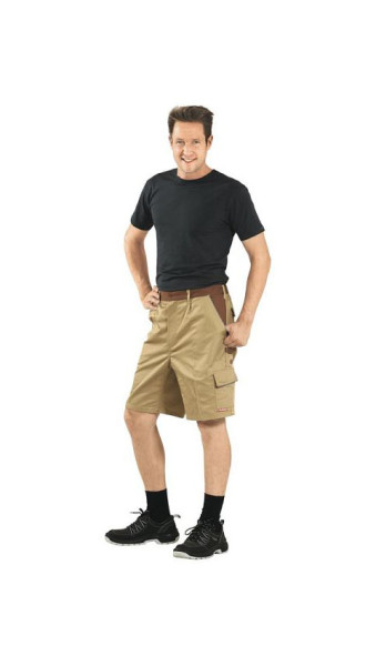 Planam Highline Shorts, khaki/braun/zink, Größe M, 2374048