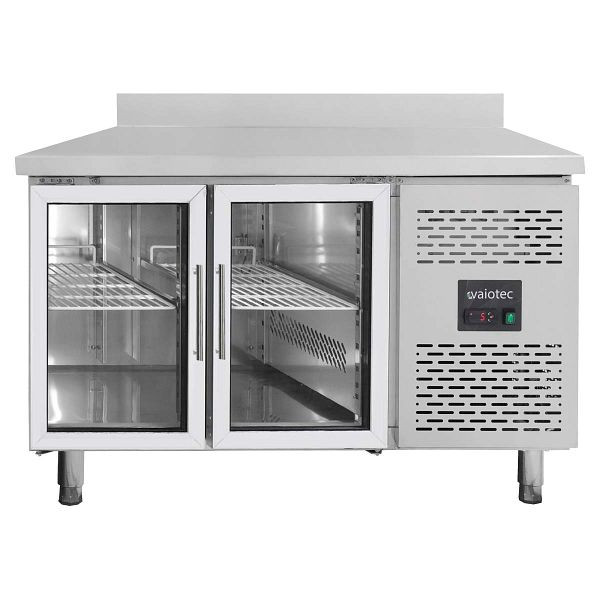 Vaiotec EASYLINE Kühltisch 700 / 2 Glastüren inkl. Aufkantung - Monoblock, 12030