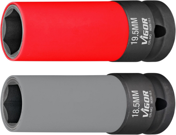 VIGOR Schlagschrauber Steckschlüssel Satz, Anzahl Werkzeuge: 2, V6309