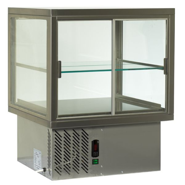 IDEAL AKE Aufsatzkühlvitrine AKV-U 65 R-290, für Take-Away Kühlprodukte und Getränkekühlung, steckerfertig, Umluftkühlung, 484358540