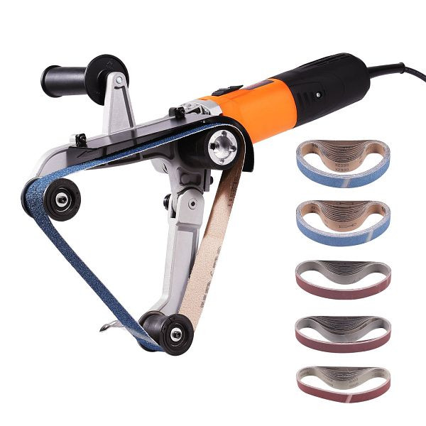 VEVOR Rohrpolierer, Schleifgerät, 1300 W, 6 variable Geschwindigkeiten mit 50 Schleifbändern, GDSDJ800W15XW6KN0V2