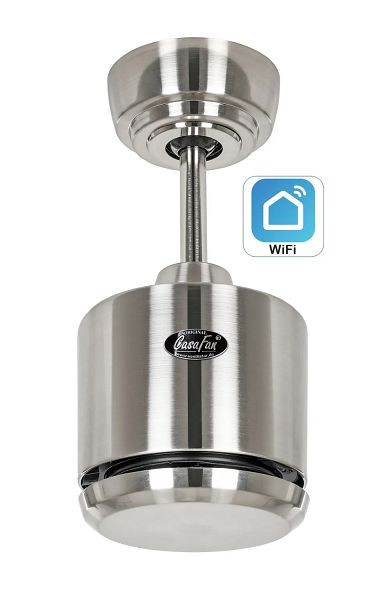 CasaFan Deckenventilator ECO NEO III Chrom gebürstet WiFi ohne Flügel, 413242W