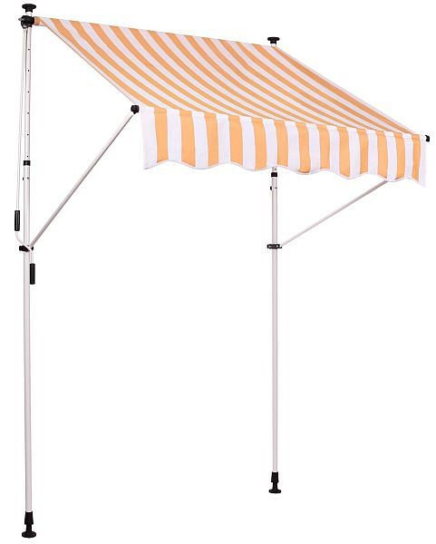 CLP Klemmmarkise Westerly 350x120 cm, weiß/gelb, 317920