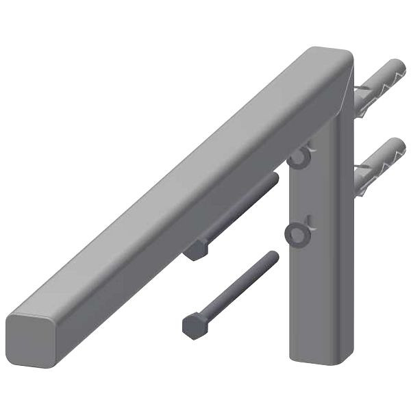 KWC Konsole, VARIUS, Edelstahl, weiß, 30x170x450 mm, für WT aus MIRANIT, 2030050886