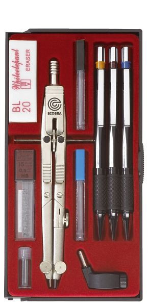 ECOBRA Schnellverstellzirkel-Set, 429910, 4011123573100