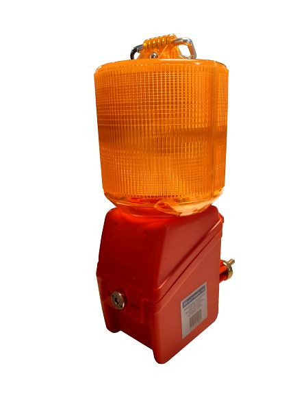 Schake Bauzaunlampe, rotes Gehäuse, 31210G, 4250384750985