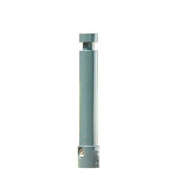 Stein HGS Stilpoller -Maira-, herausnehmbar mit 3p-Technologie, Höhe 600 mm, (Sechskantverschluss), inkl. Bodenhülse, RAL 6009 tannengrün, 25068-04