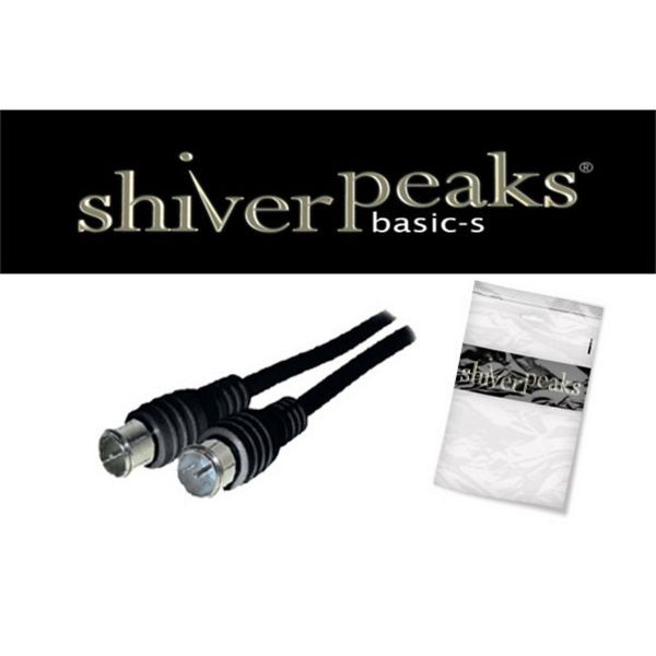 shiverpeaks BASIC-S, Sat-Anschlusskabel, F-Quick - F-Quick, 100% geschirmt, Central Pin, BZT - CE > 100 dB, schwarz, 2,5m, BS80103-128S