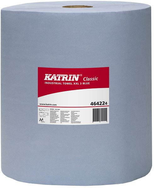 Katrin Putzpapier - Classic XXL 3 blue Laminated, 38,0 x 38,0 cm, 3-lagig, VE: 2 Stück, 464224