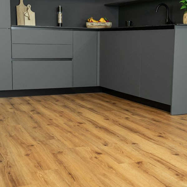 HOME DELUXE Klick-Vinylboden mit Trittschall LOMEA Eiche, VE: 5 m², 73202