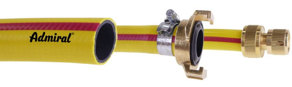 Admiral®Florador 3-Lagen-PVC-Wasserschlauch 3/4" - 50 m eingebunden System GEKA® MS, 1510-19-50ke