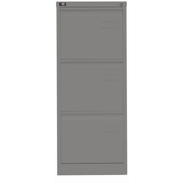 Bisley LIGHT Hängeregistraturschrank LIGHT, einbahnig, 3 HR-Schubladen, 649 slate, IPCCA13649