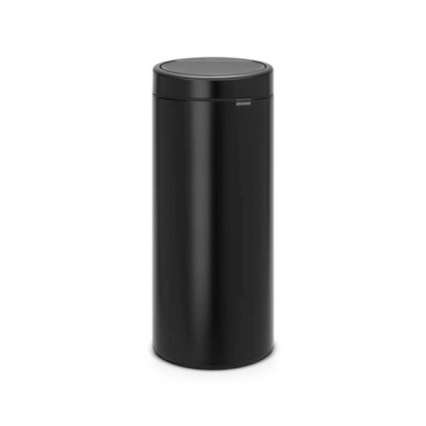 STEIN HGS Touch New Abfallbehälter, schwarz, matt, Stahl, 30 Liter, 83673.0002