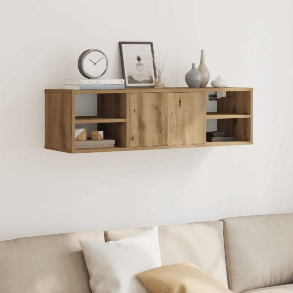 vidaXL Wandschrank Artisan-Eiche 101x30x29 cm Holzwerkstoff, 856489