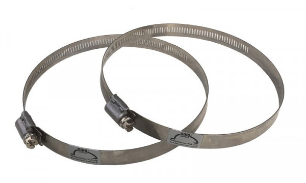 DINOSAURIER Befestigungsschellen-Satz, Größe 8" (verstellbar von ca. 180-203 mm), VE: 2 Stück, SKB 169 BS4