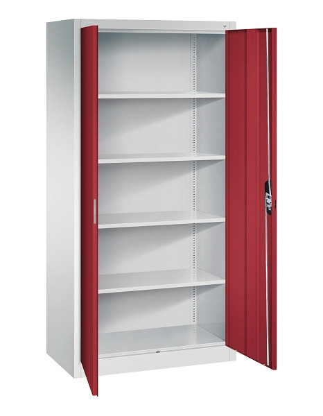 C+P Büroschrank Acurado, H1950xB930xT500mm, 7035/3003, 9280-000 S11184