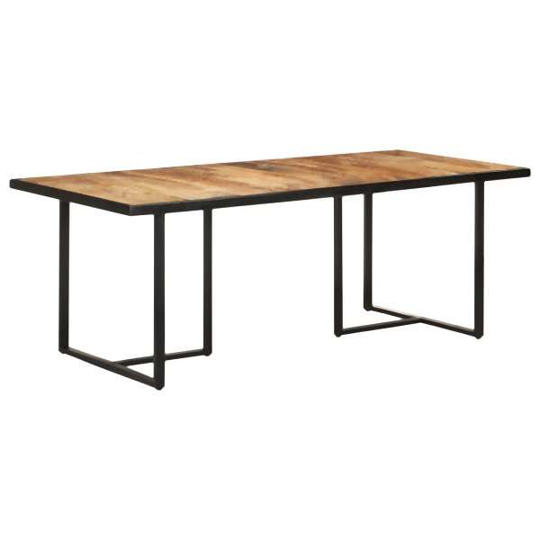 vidaXL Esstisch 200 cm Raues Mangoholz, 320697, 8720286069974