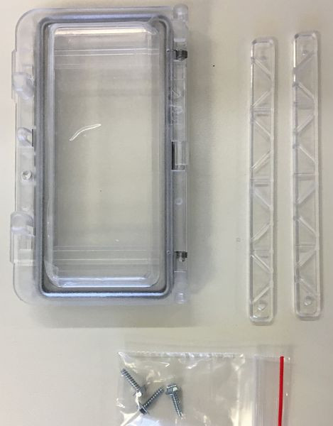 ELMAG Klappdeckel IP 54 - 6 Einheiten, transparent, 9503602