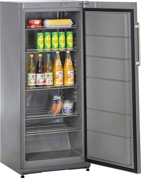 KBS Volltürkühlschrank K 296, Farbe grau, 5 Roste, 9190301