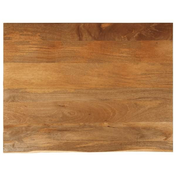 vidaXL Tischplatte mit Baumkante 90x80x3,8 cm Massivholz Mango, 370603