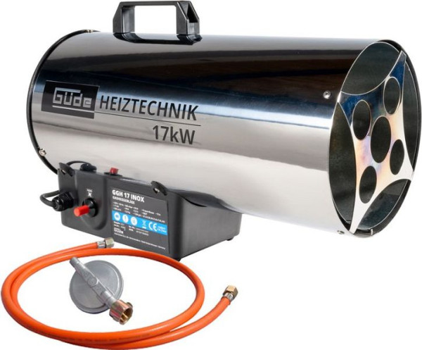 Güde Gasheizgebläse GGH 17 INOX, Netzspannung: 220-240 V, 85006, 4015671850065