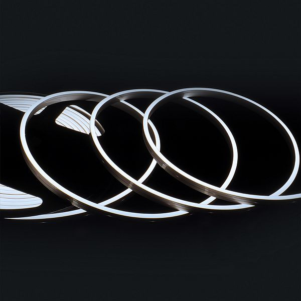 ISOLED LED NeonPRO950 Custom Flexband B04H08, 24V DC, 10W, IP67, 5000K, 5m Rolle, 140 LED/m, mit Clips, 116205