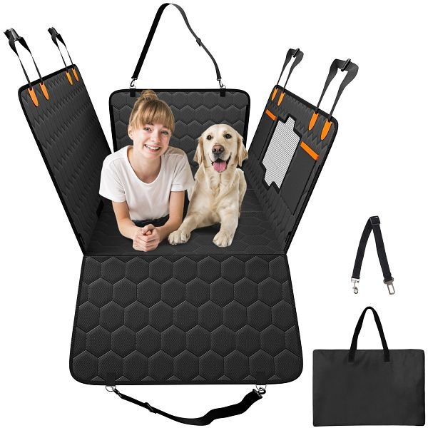 VEVOR Hundedecke Auto Autoschondecke Hund Rückbank Rücksitz Schutzdecke 137x65cm, QBDXJC54256IQ1E6VV0