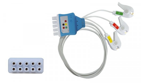 Golmed 3-adrige Satz Einweg-Patientenleitung, zu GE Marquette (Multi-Link), EW-7-090-M3