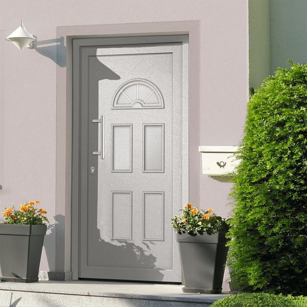 vidaXL Haustür Farbe Weiß 98x208 cm, 279251, 8719883821184