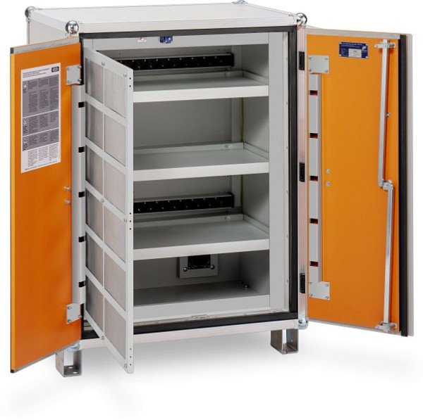 Cemo Akku-Ladeschrank Premium Plus 8/10, 230 V mit Füßen, 12122