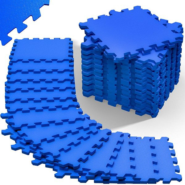 monzana Bodenschutz-/Puzzlematten 32-tlg Blau 180x360x1cm, 994944