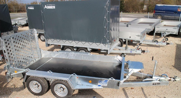 Ifor Williams GH106BT Baumaschinen Anhänger mit Auffahrklappe 120 cm, Maße: 1840 x 3040 mm, SW12276