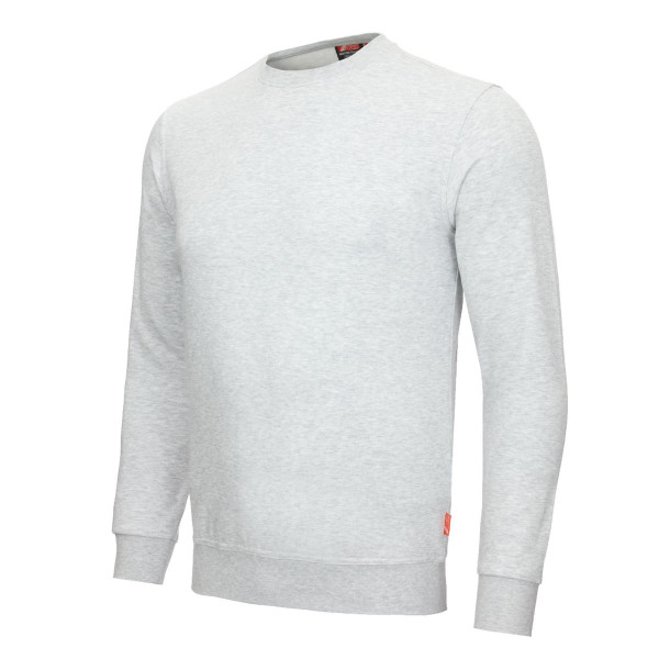 NITRAS MOTION TEX LIGHT, Pullover, 70% Baumwolle / 30% Polyester, 300 g/qm, Größe: 6XL, Farbe: hellgrau, VE: 15 Stück, 7015-1300-6XL