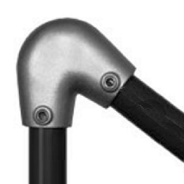 Stein HGS Bogen verstellbar 40°-70°, aus Temperguss, Rohr Ø 34 mm, VE: 10 Stück, 62512.0001