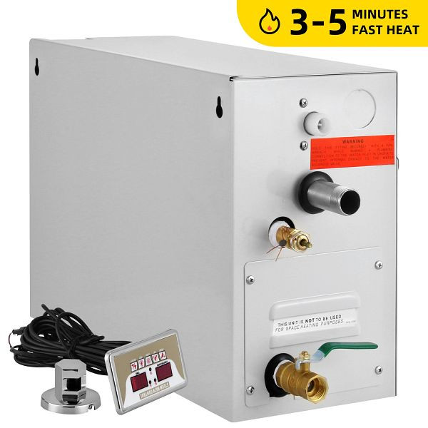 VEVOR 9kw Dampferzeuger Regler Sauna Bad Home Spa Dusche, 9KWSNZQJ000000001V2