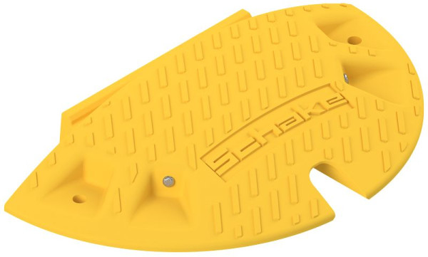 Schake Bodenschwelle Endstück gelb mit Adapter Höhe: 60 mm, 3392-61A