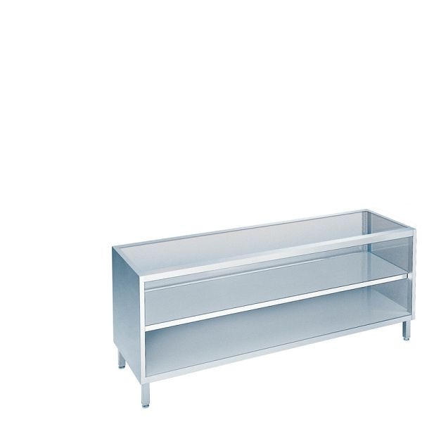CHROMOnorm Arbeitsschrank Offen, ohne Tischplatte - 1100x640(700)x800/850 mm, SG0711U0000